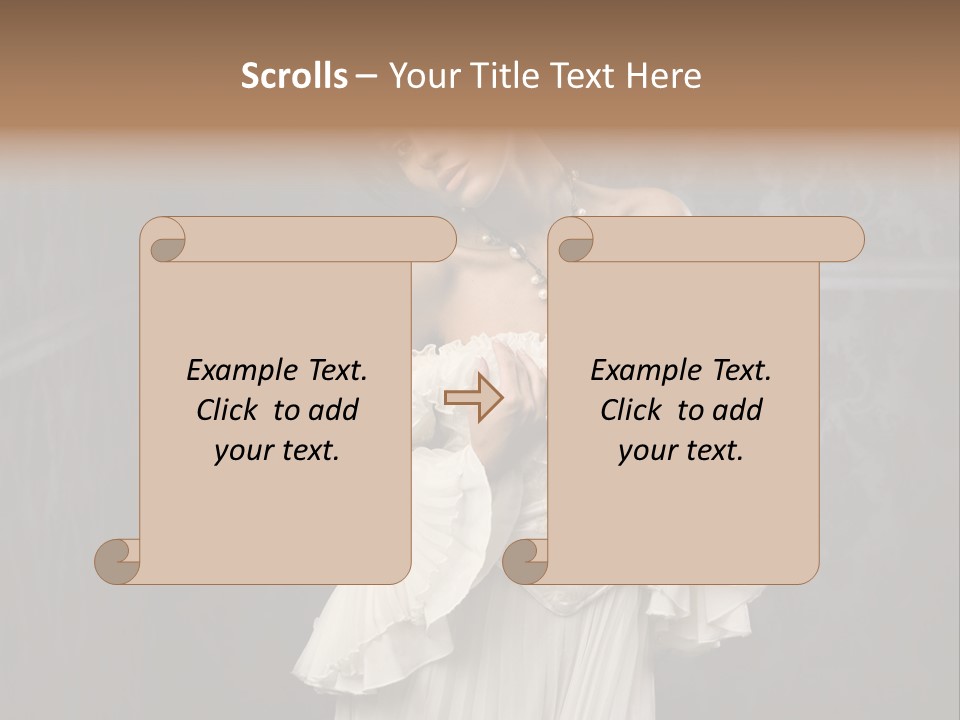 Elegance Move Clothing PowerPoint Template