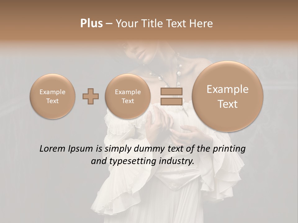 Elegance Move Clothing PowerPoint Template