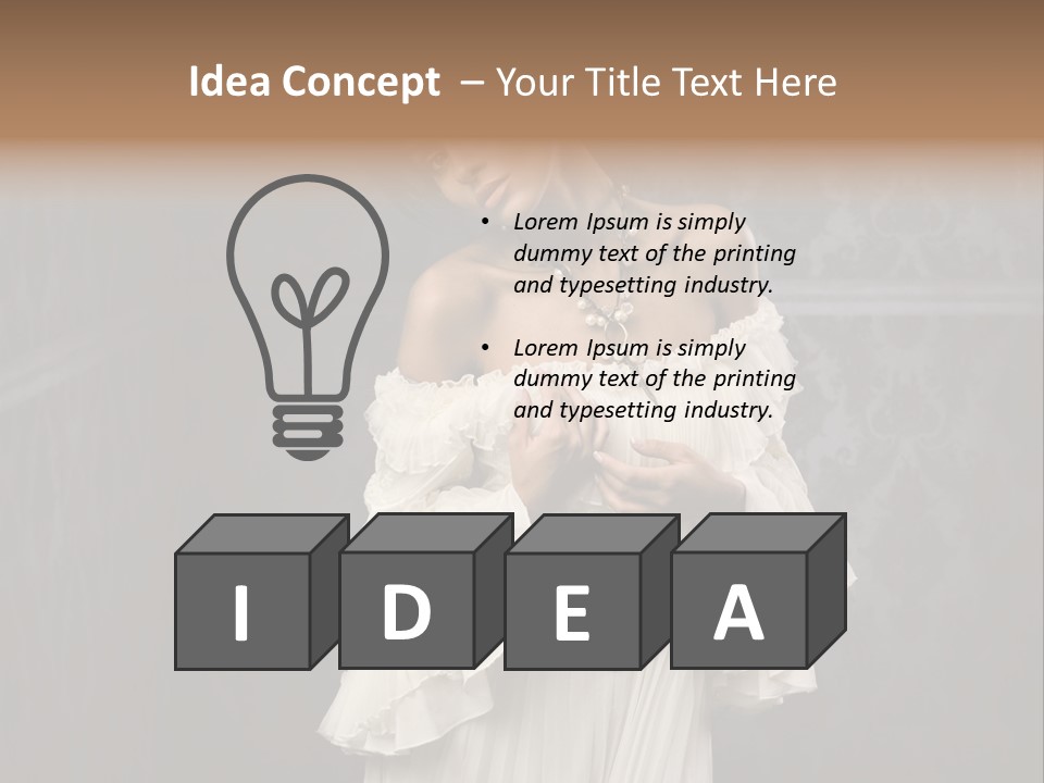Elegance Move Clothing PowerPoint Template