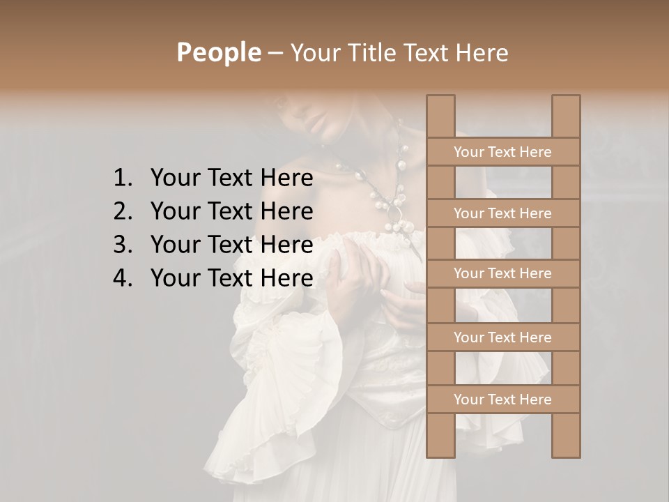 Elegance Move Clothing PowerPoint Template
