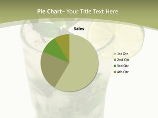 Mojito Alcohol Ice PowerPoint Template