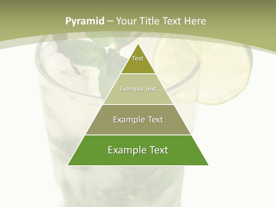 Mojito Alcohol Ice PowerPoint Template