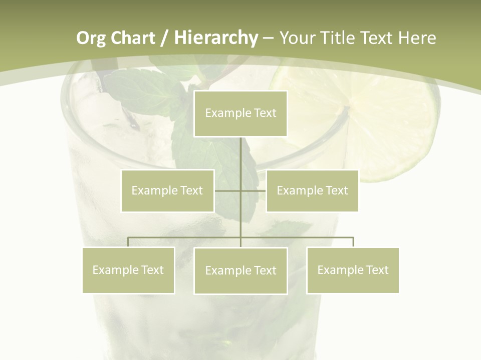 Mojito Alcohol Ice PowerPoint Template