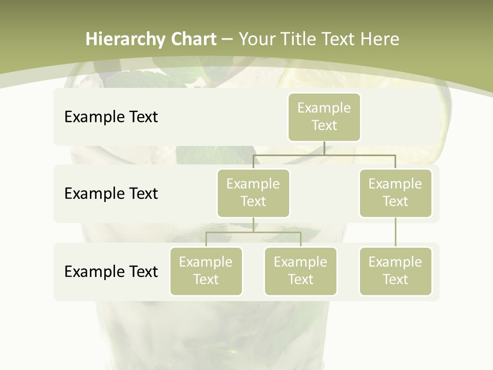 Mojito Alcohol Ice PowerPoint Template
