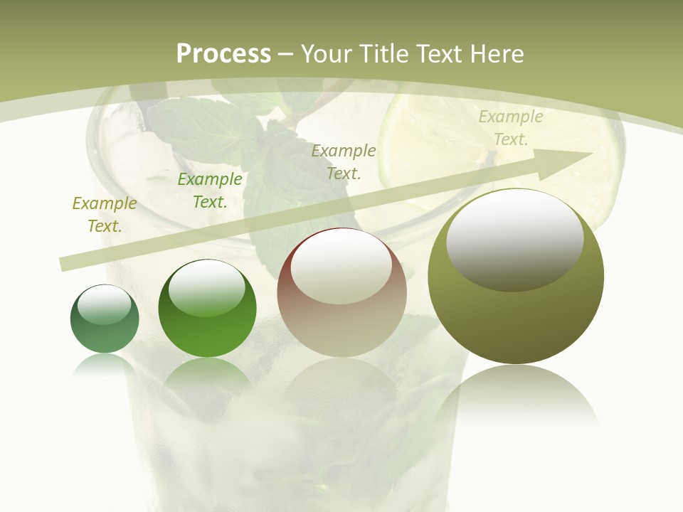 Mojito Alcohol Ice PowerPoint Template