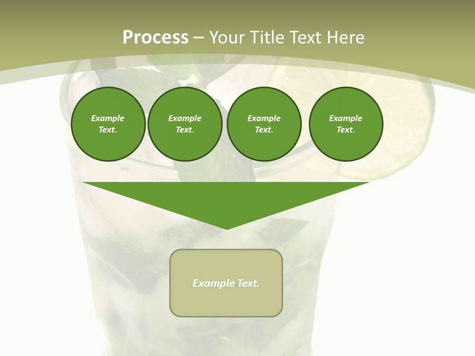 Mojito Alcohol Ice PowerPoint Template