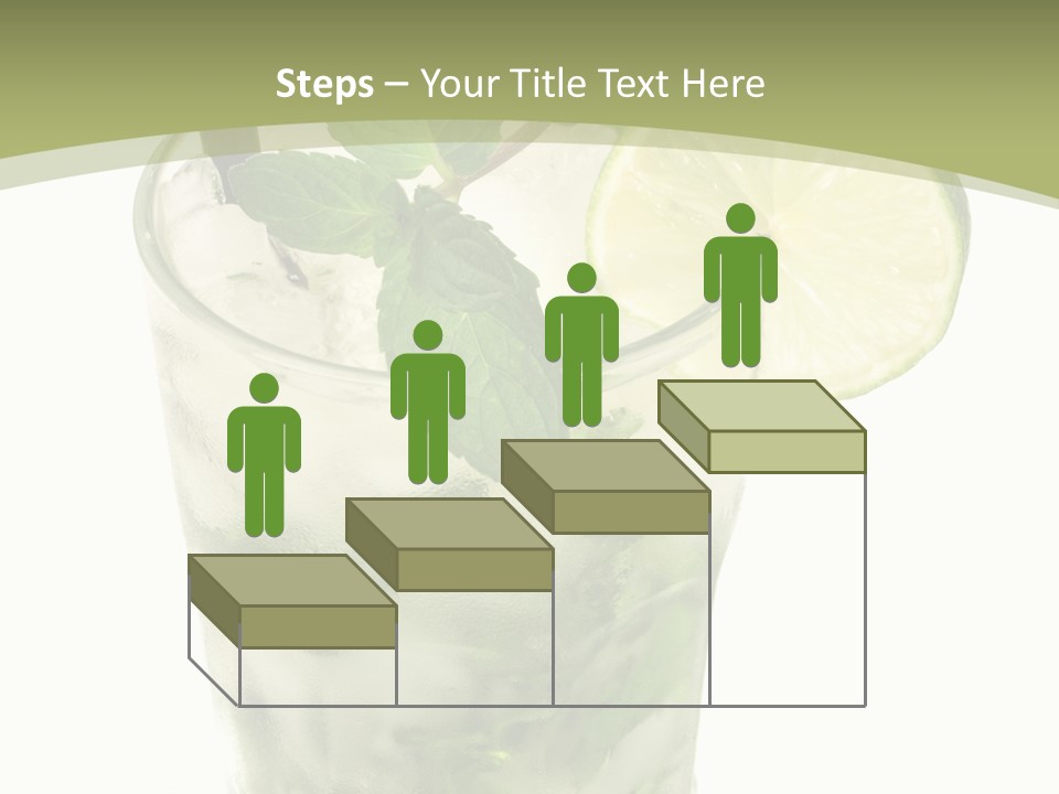 Mojito Alcohol Ice PowerPoint Template