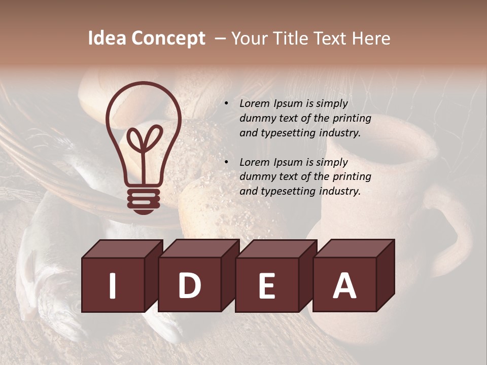 Medieval Pitcher Miracle PowerPoint Template