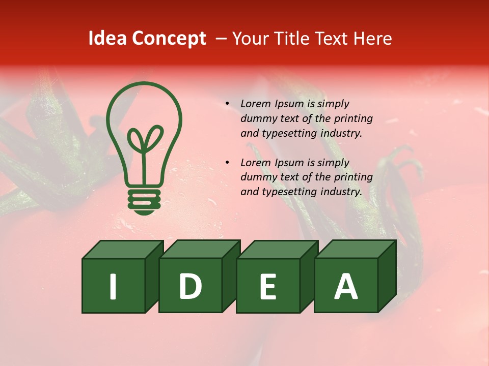 Ripen Vitamin Drop PowerPoint Template