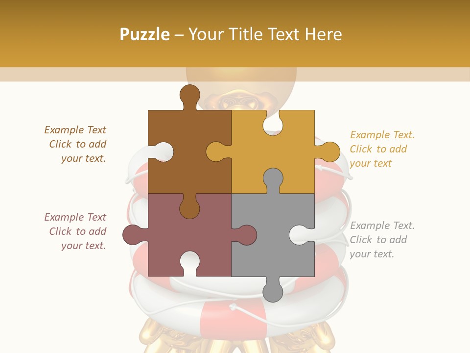 Help Toon Human PowerPoint Template