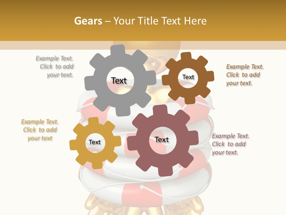 Help Toon Human PowerPoint Template