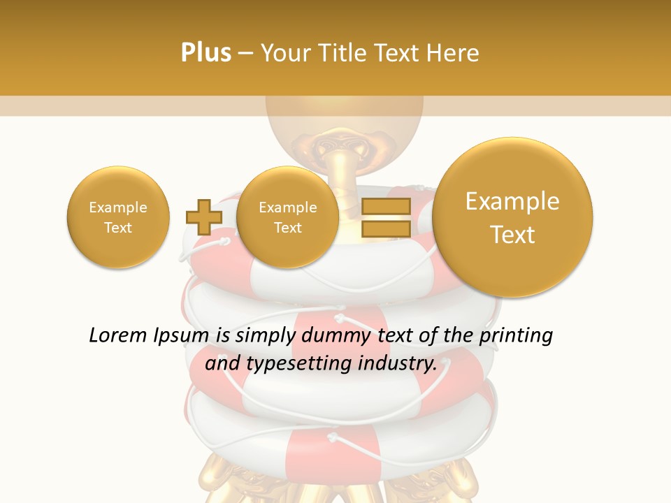 Help Toon Human PowerPoint Template