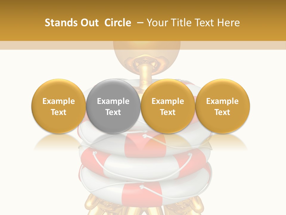 Help Toon Human PowerPoint Template