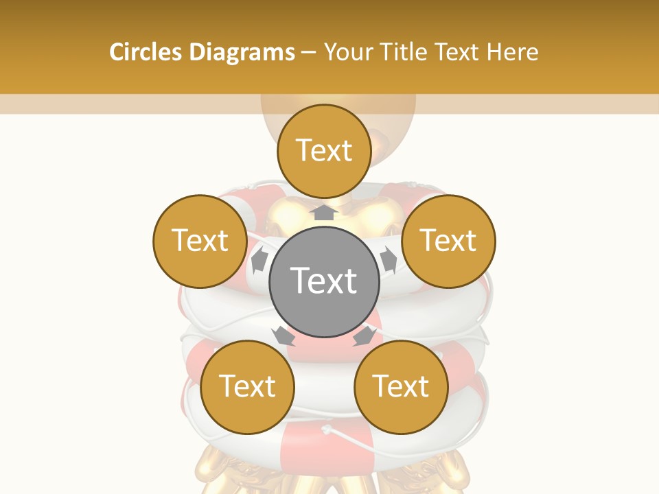 Help Toon Human PowerPoint Template