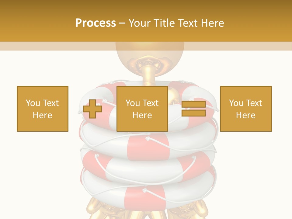 Help Toon Human PowerPoint Template