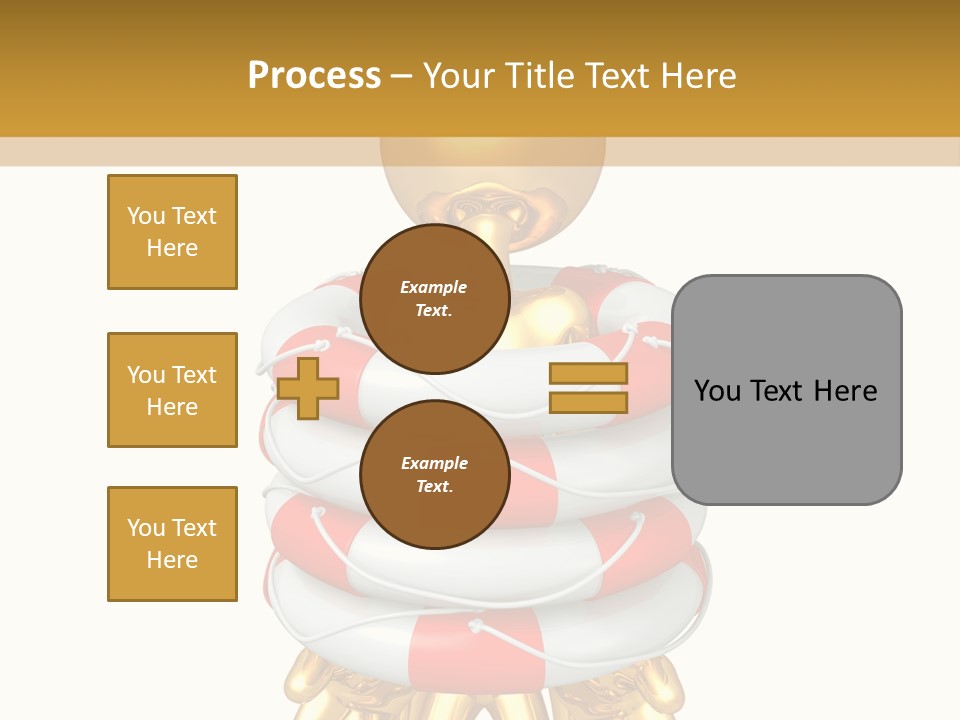 Help Toon Human PowerPoint Template