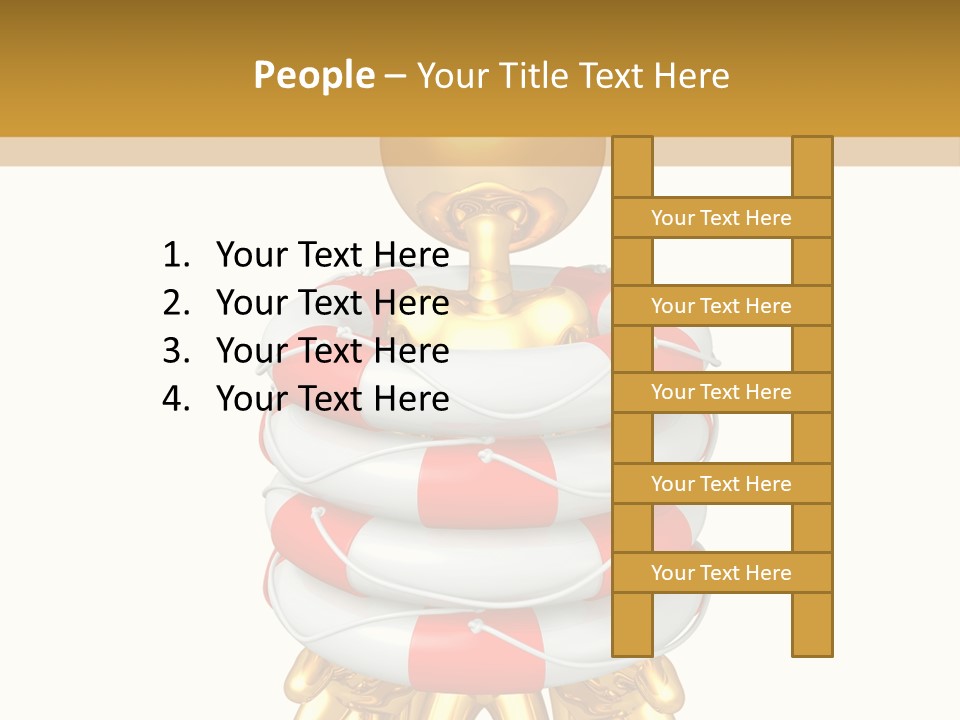 Help Toon Human PowerPoint Template