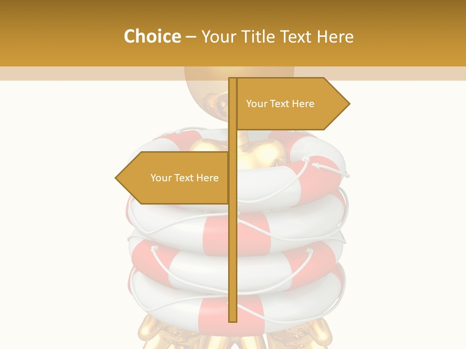 Help Toon Human PowerPoint Template