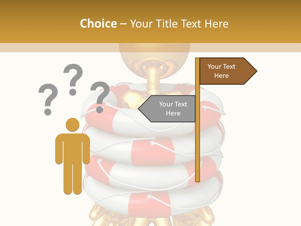 Help Toon Human PowerPoint Template