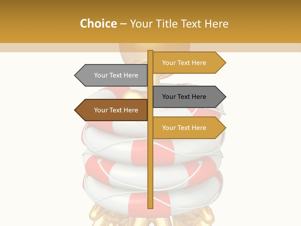 Help Toon Human PowerPoint Template