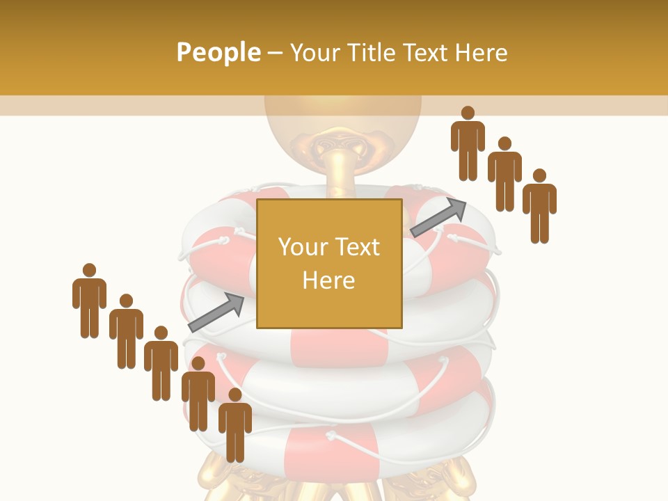 Help Toon Human PowerPoint Template