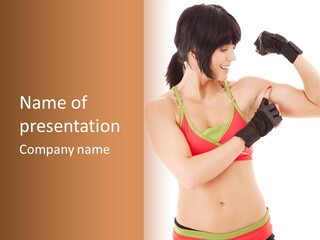 Muscular People Energy PowerPoint Template