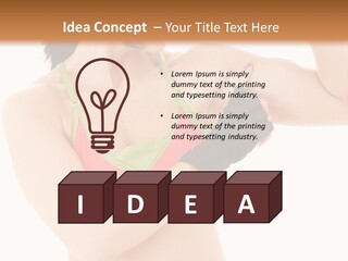 Muscular People Energy PowerPoint Template