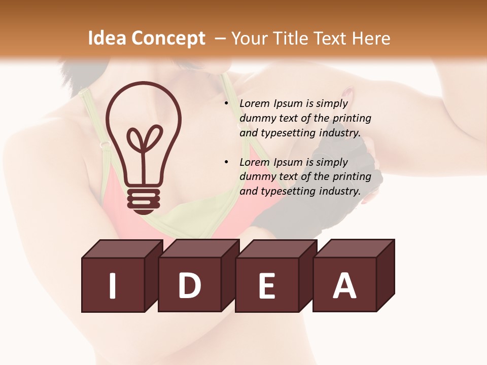 Muscular People Energy PowerPoint Template