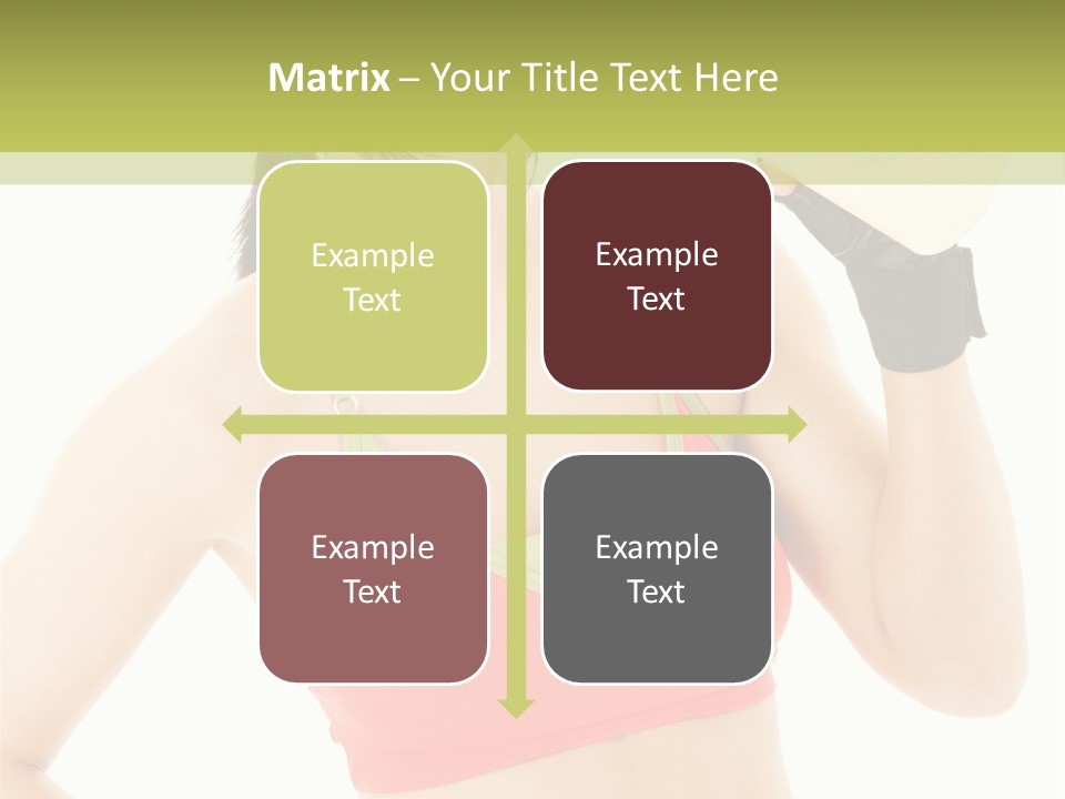 Drinking Health Care Weight Loss PowerPoint Template