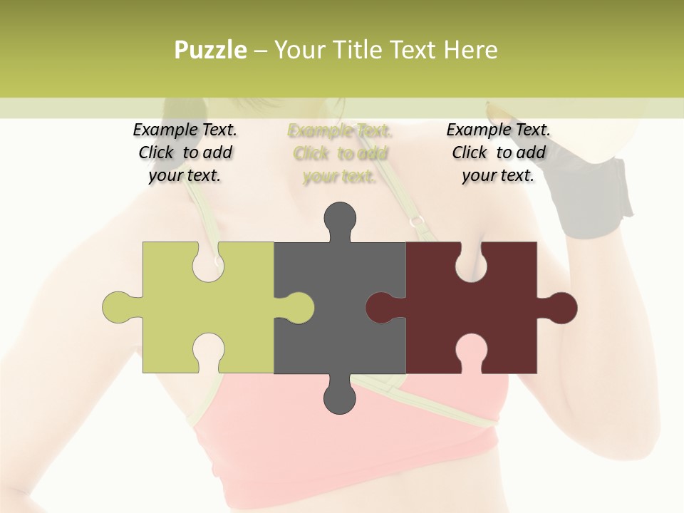 Drinking Health Care Weight Loss PowerPoint Template