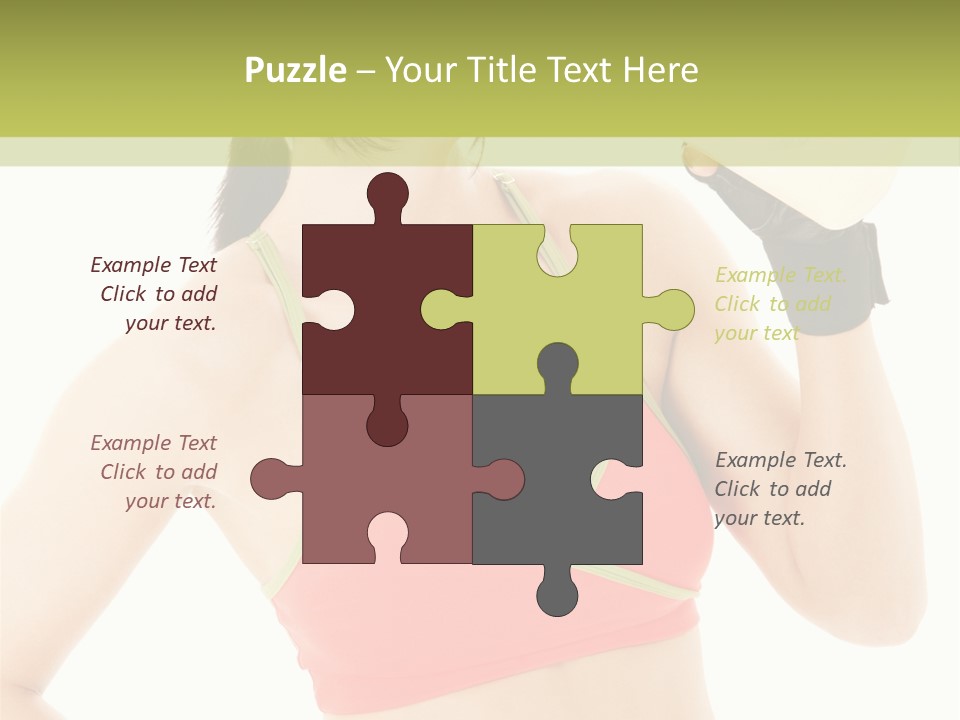 Drinking Health Care Weight Loss PowerPoint Template