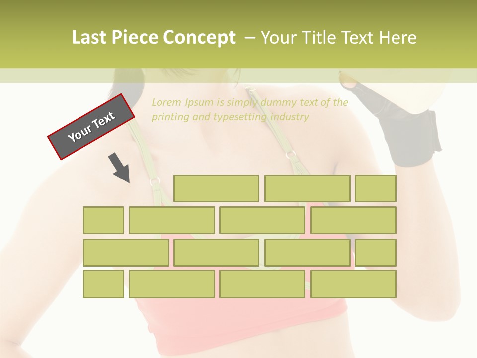 Drinking Health Care Weight Loss PowerPoint Template