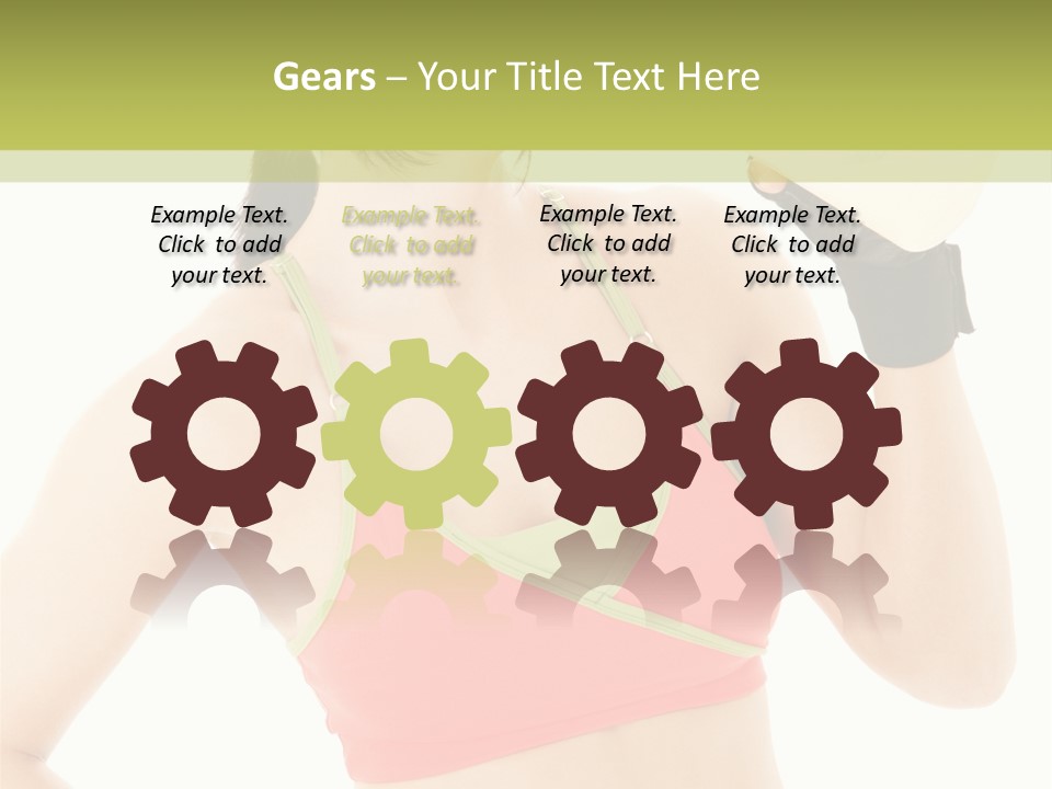 Drinking Health Care Weight Loss PowerPoint Template