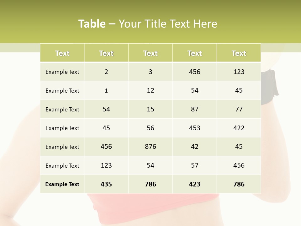 Drinking Health Care Weight Loss PowerPoint Template