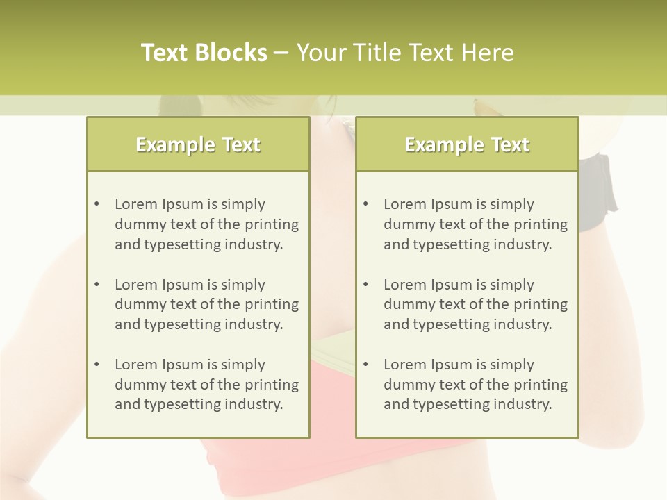 Drinking Health Care Weight Loss PowerPoint Template