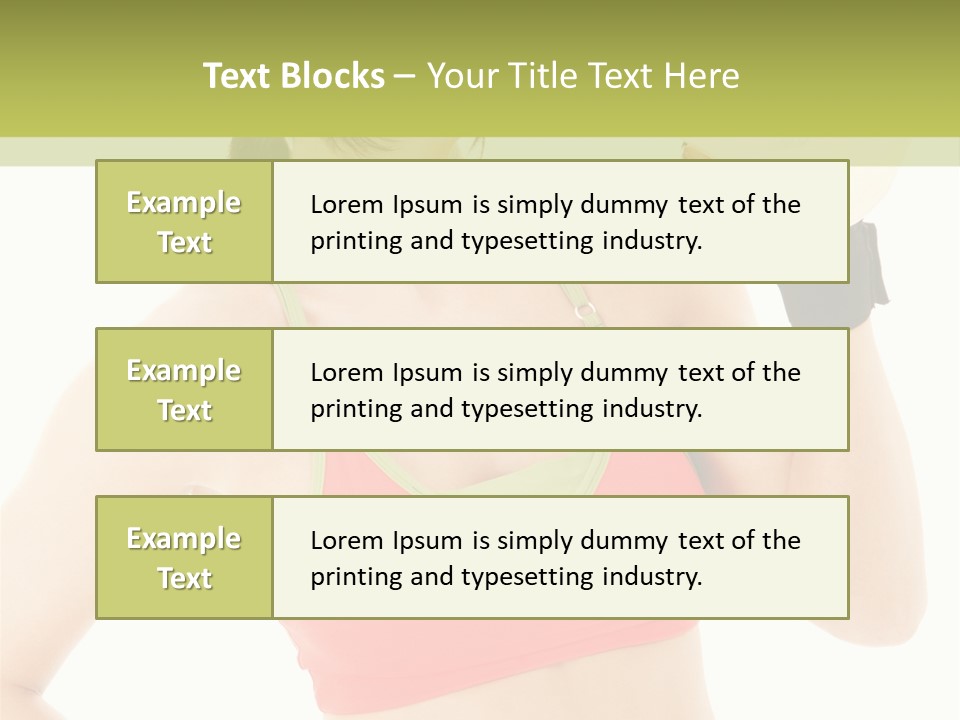 Drinking Health Care Weight Loss PowerPoint Template