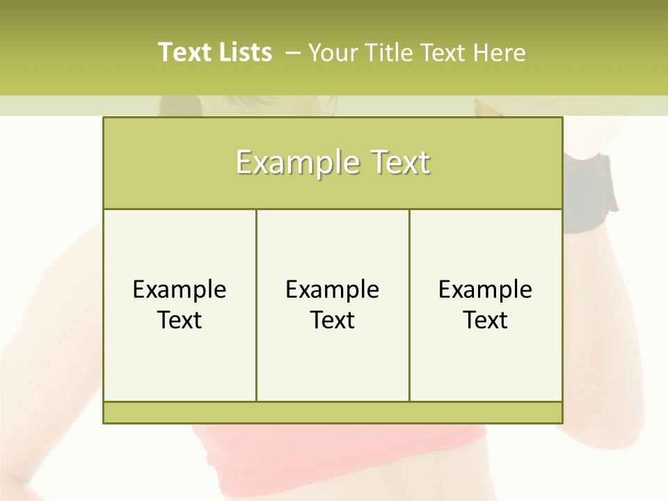 Drinking Health Care Weight Loss PowerPoint Template