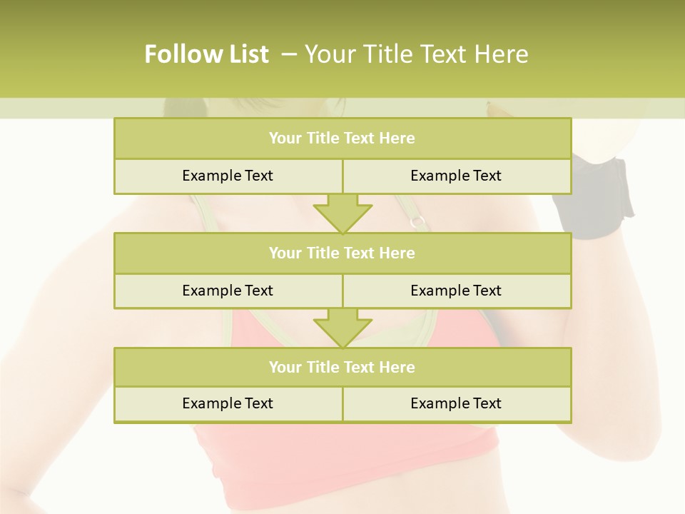 Drinking Health Care Weight Loss PowerPoint Template
