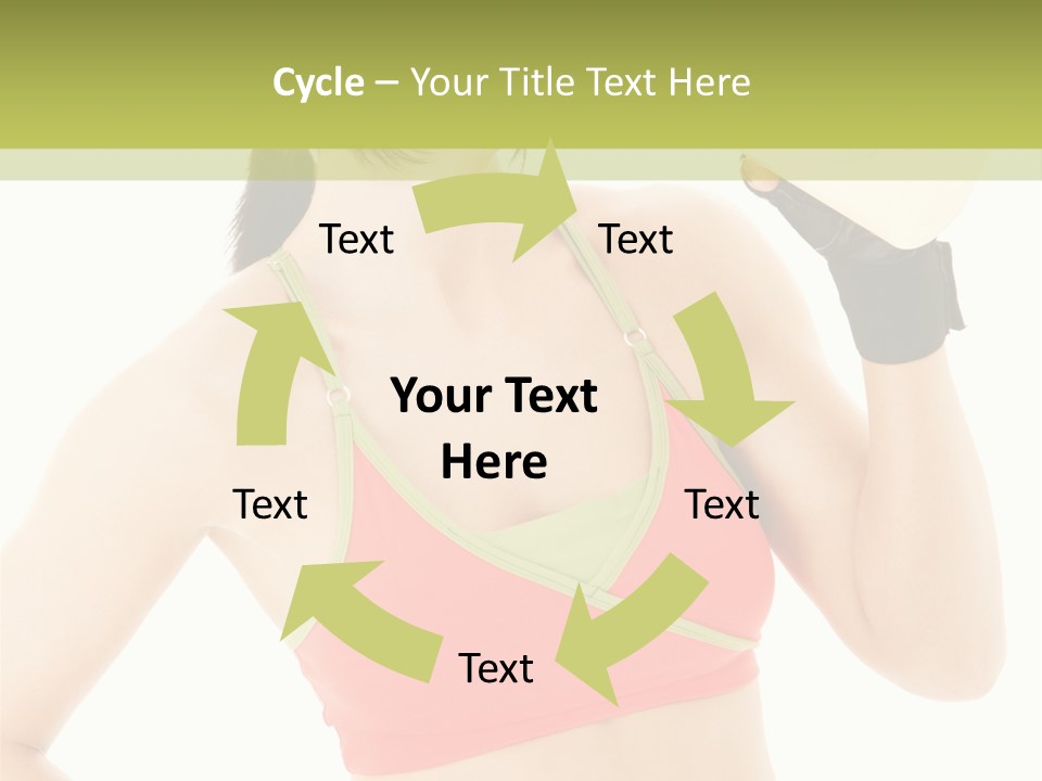 Drinking Health Care Weight Loss PowerPoint Template