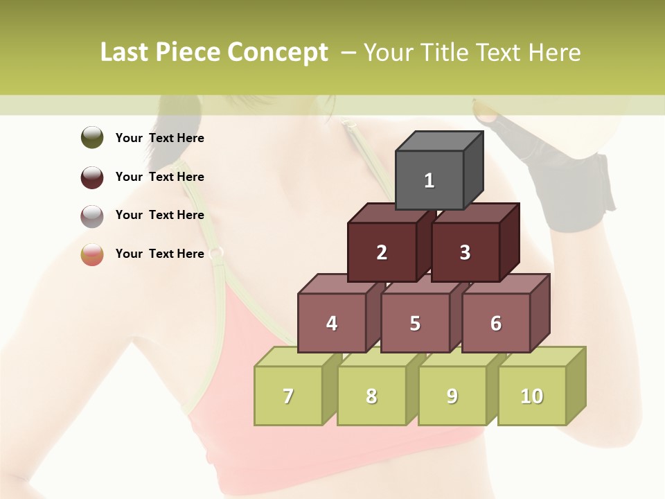 Drinking Health Care Weight Loss PowerPoint Template