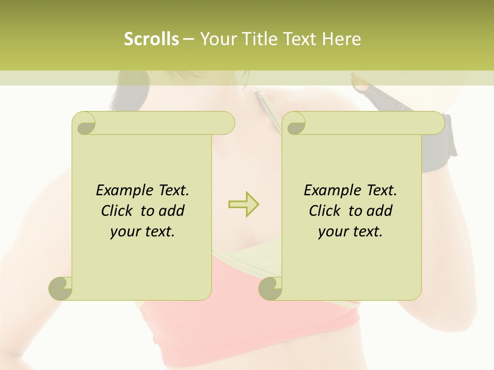 Drinking Health Care Weight Loss PowerPoint Template