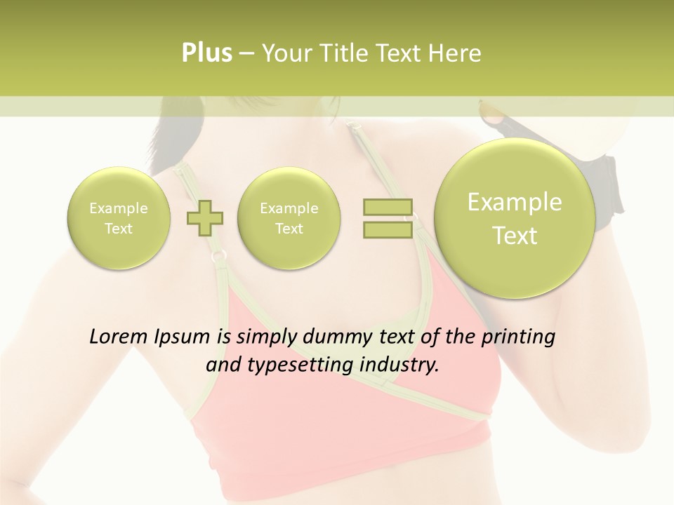 Drinking Health Care Weight Loss PowerPoint Template