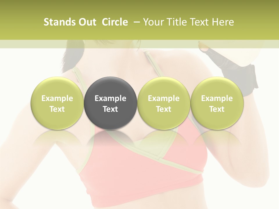 Drinking Health Care Weight Loss PowerPoint Template