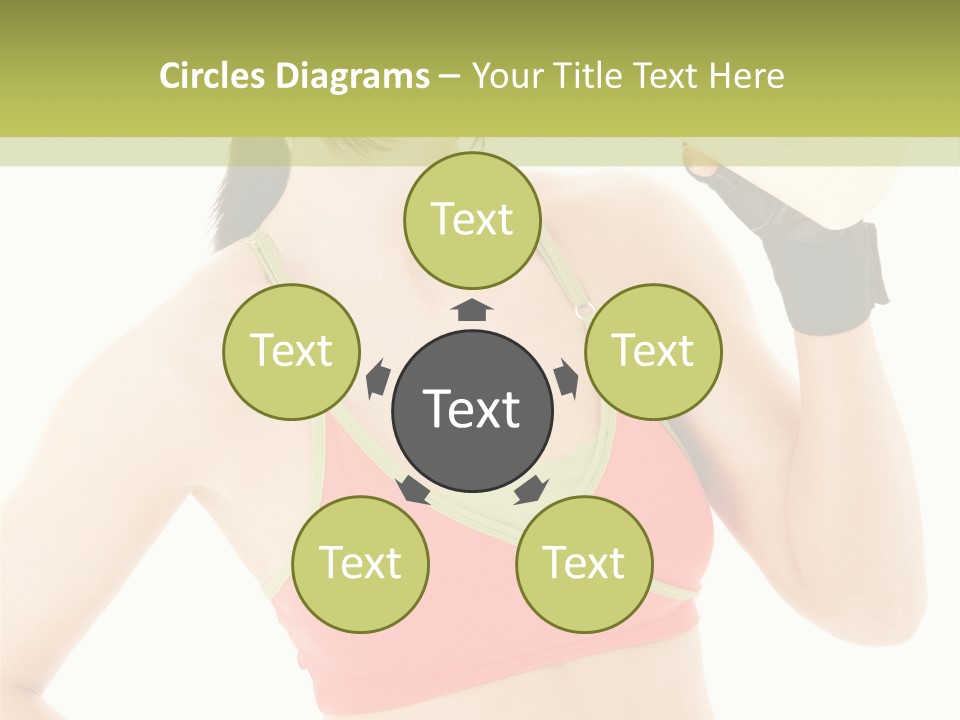 Drinking Health Care Weight Loss PowerPoint Template