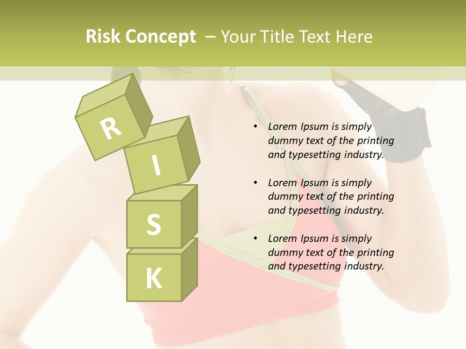 Drinking Health Care Weight Loss PowerPoint Template