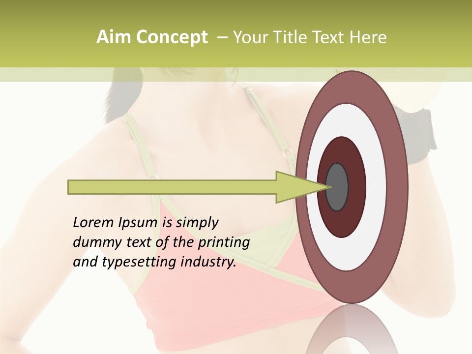 Drinking Health Care Weight Loss PowerPoint Template