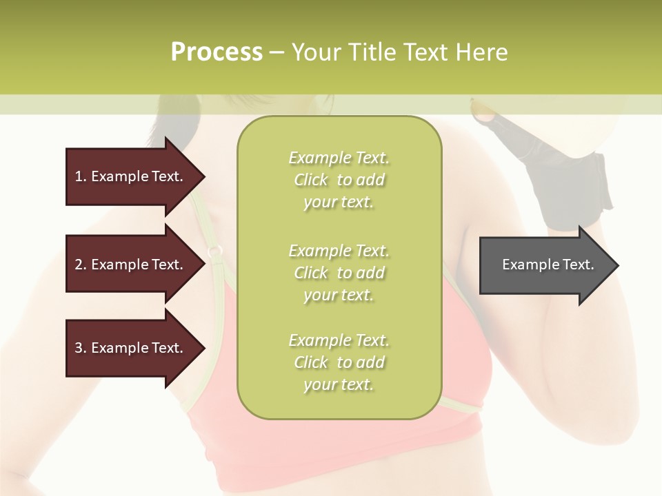 Drinking Health Care Weight Loss PowerPoint Template