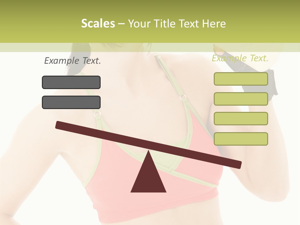 Drinking Health Care Weight Loss PowerPoint Template