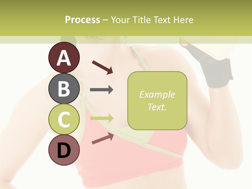 Drinking Health Care Weight Loss PowerPoint Template