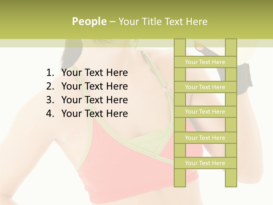 Drinking Health Care Weight Loss PowerPoint Template